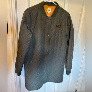 Women’s Vans Olive Green Quilted Jacket Md